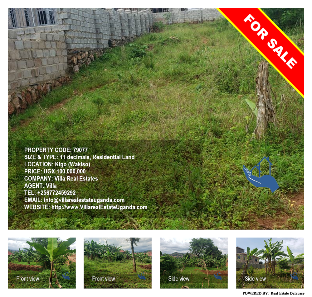 Residential Land  for sale in Kigo Wakiso Uganda, code: 79077