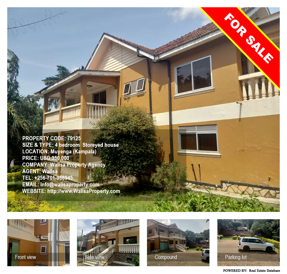 4 bedroom Storeyed house  for sale in Muyenga Kampala Uganda, code: 79125