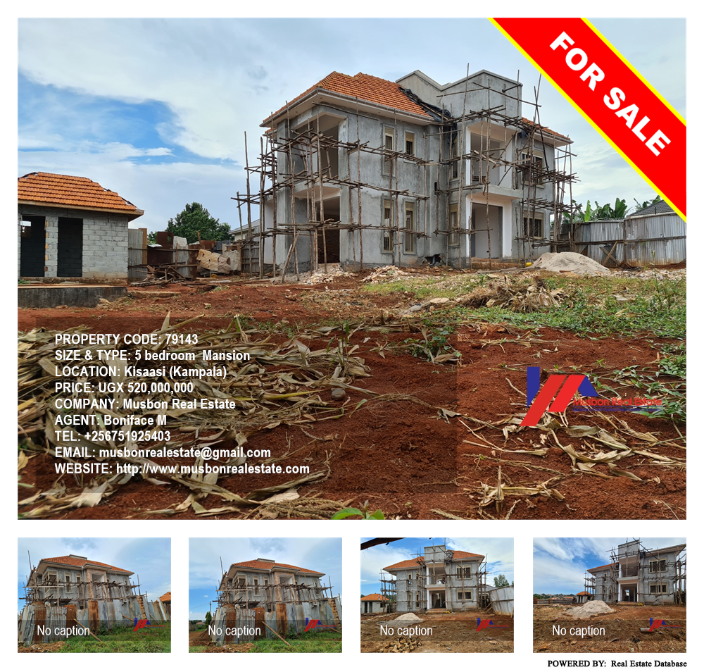 5 bedroom Mansion  for sale in Kisaasi Kampala Uganda, code: 79143