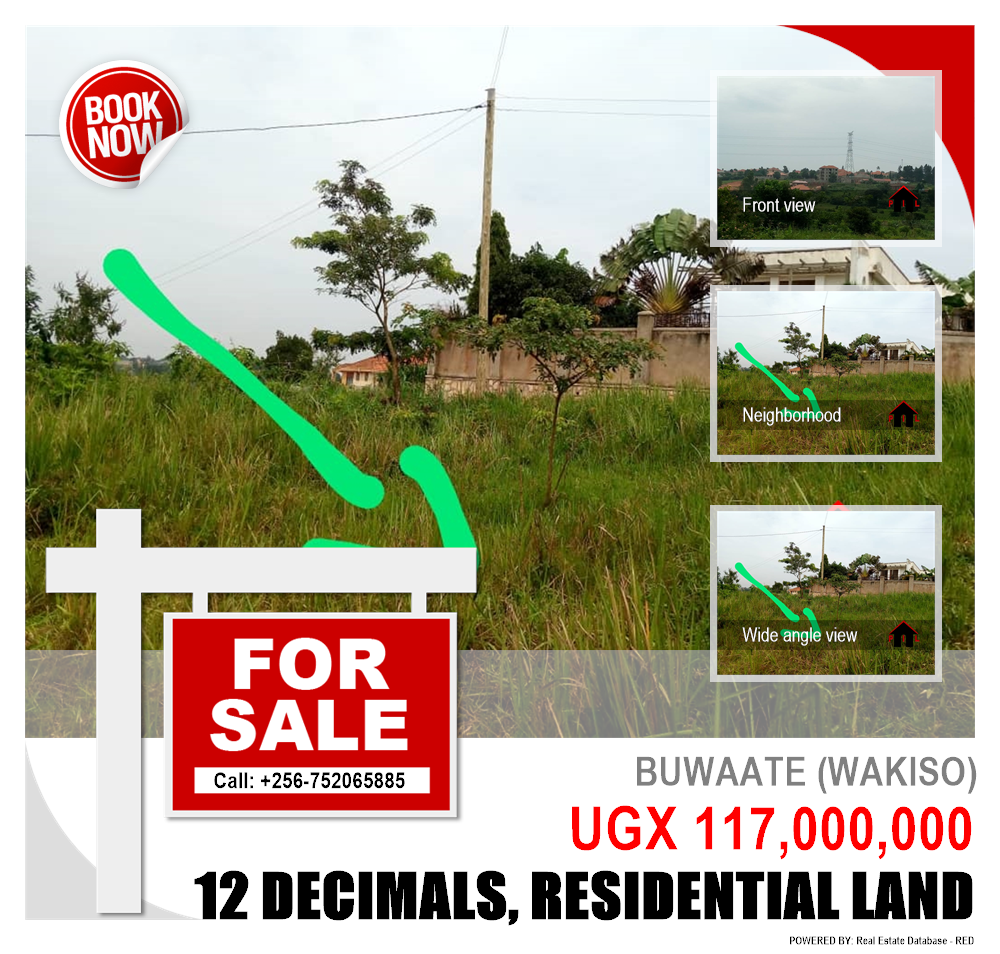 Residential Land  for sale in Buwaate Wakiso Uganda, code: 79240