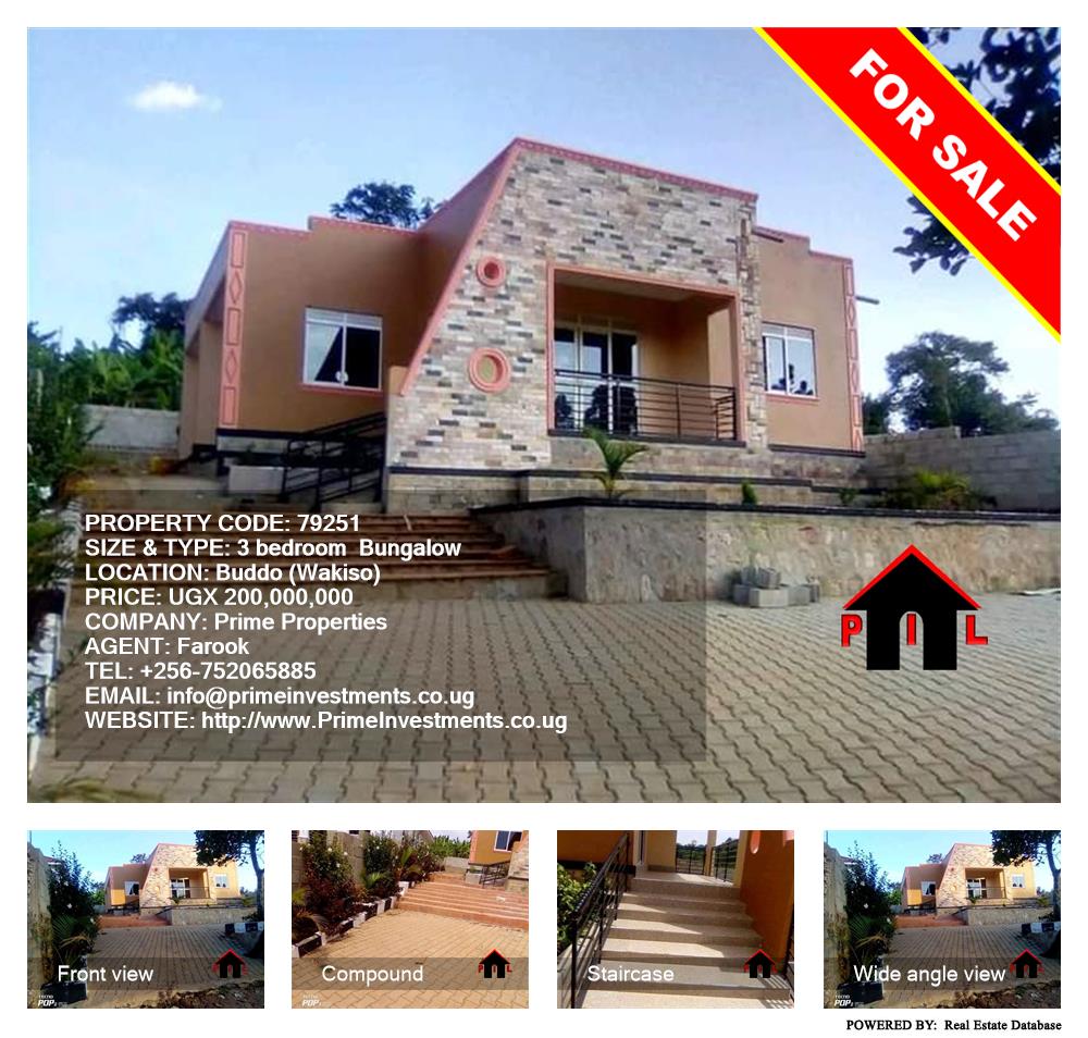 3 bedroom Bungalow  for sale in Buddo Wakiso Uganda, code: 79251