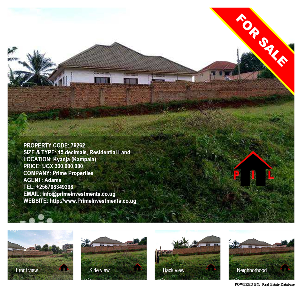 Residential Land  for sale in Kyanja Kampala Uganda, code: 79262