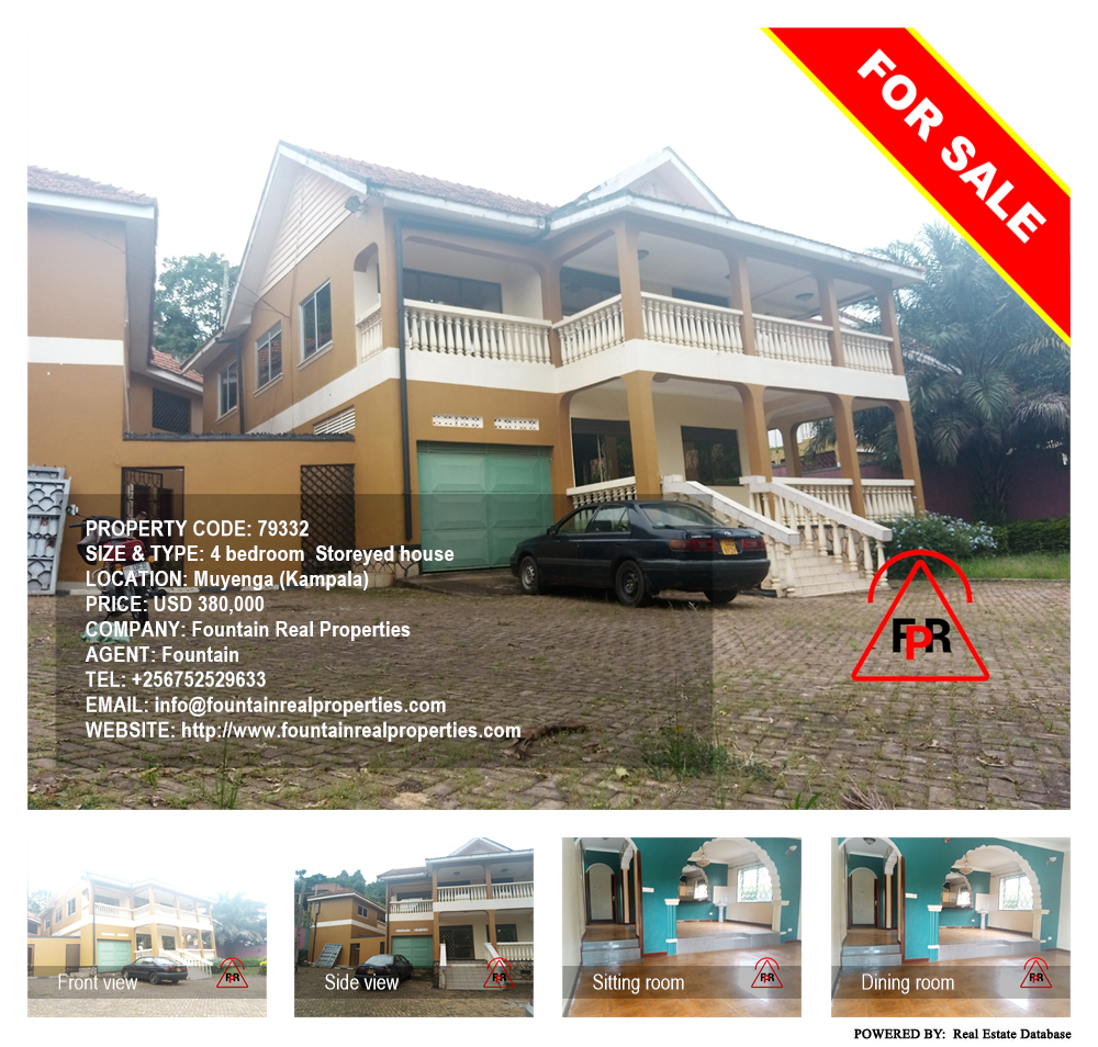 4 bedroom Storeyed house  for sale in Muyenga Kampala Uganda, code: 79332