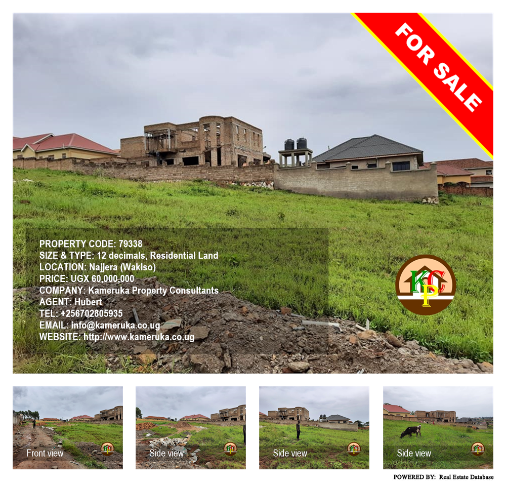 Residential Land  for sale in Najjera Wakiso Uganda, code: 79338