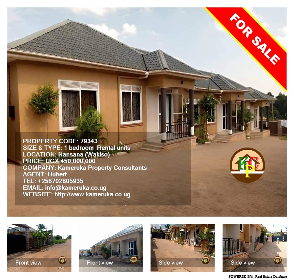 1 bedroom Rental units  for sale in Nansana Wakiso Uganda, code: 79343