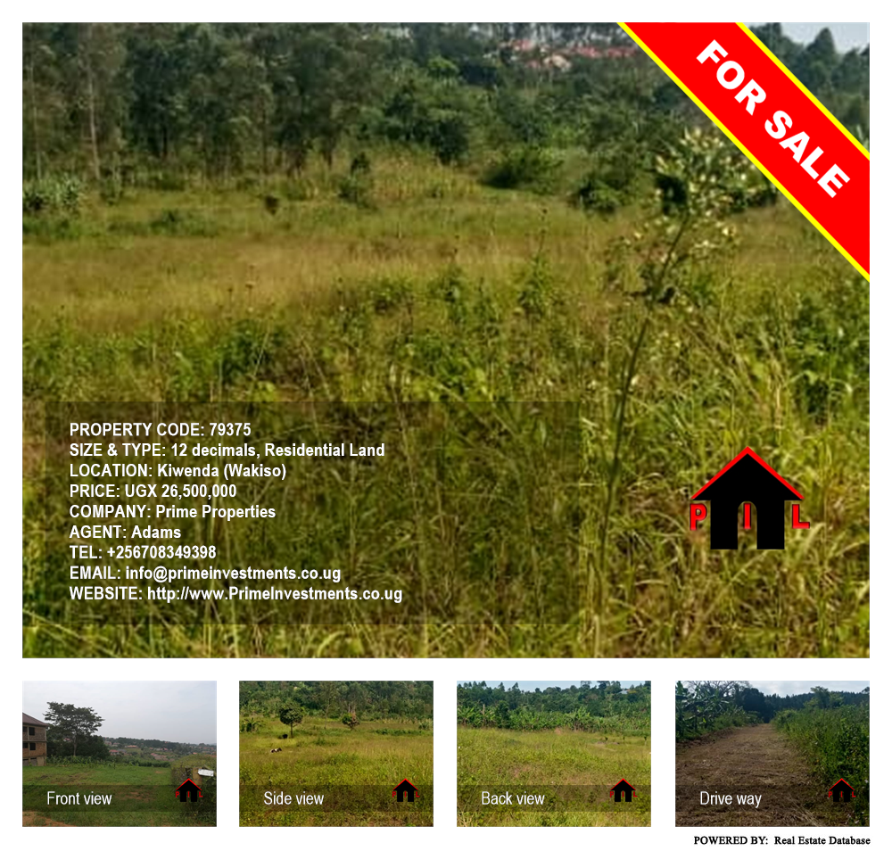Residential Land  for sale in Kiwenda Wakiso Uganda, code: 79375