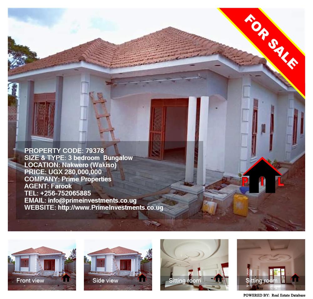 3 bedroom Bungalow  for sale in Nakweelo Wakiso Uganda, code: 79378