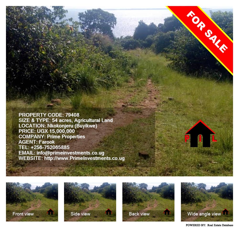 Agricultural Land  for sale in Nkokonjeru Buyikwe Uganda, code: 79408