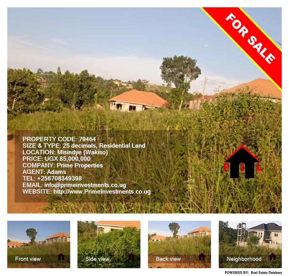 Residential Land  for sale in Misindye Wakiso Uganda, code: 79464