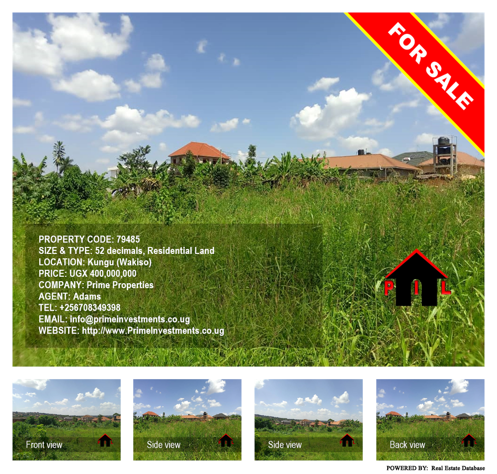 Residential Land  for sale in Kungu Wakiso Uganda, code: 79485