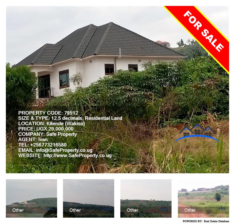 Residential Land  for sale in Kitende Wakiso Uganda, code: 79512