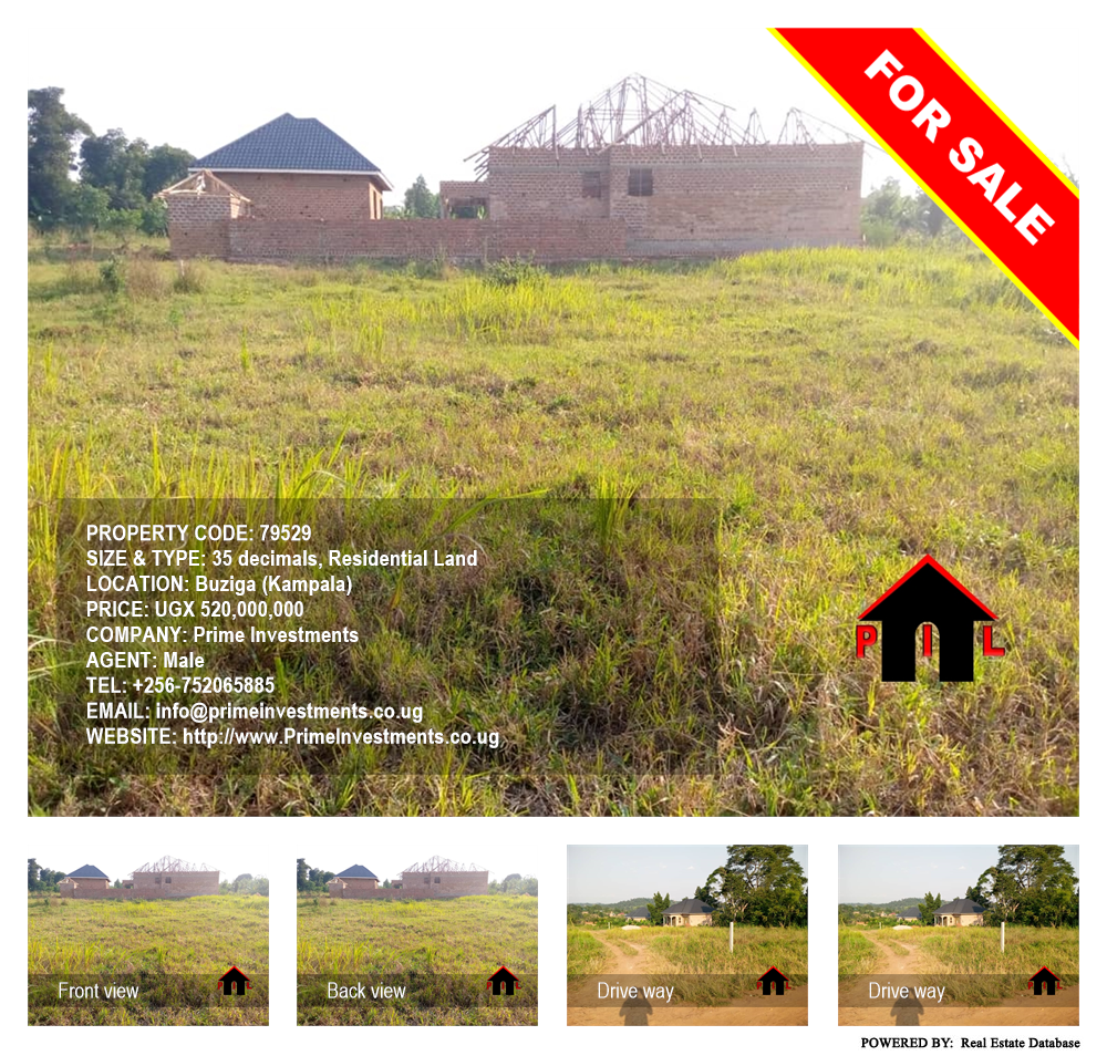 Residential Land  for sale in Buziga Kampala Uganda, code: 79529