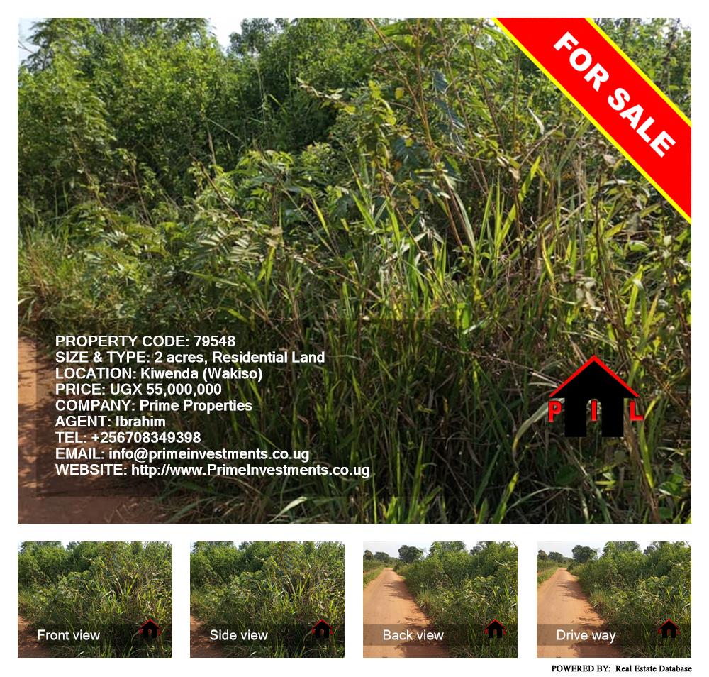 Residential Land  for sale in Kiwenda Wakiso Uganda, code: 79548