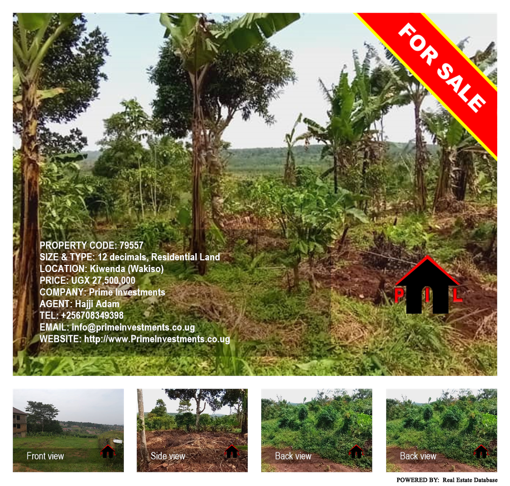 Residential Land  for sale in Kiwenda Wakiso Uganda, code: 79557
