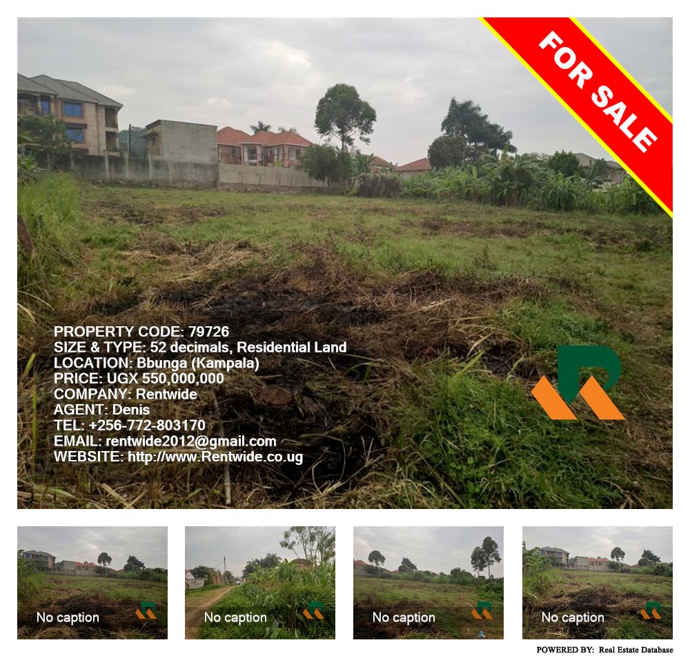 Residential Land  for sale in Bbunga Kampala Uganda, code: 79726