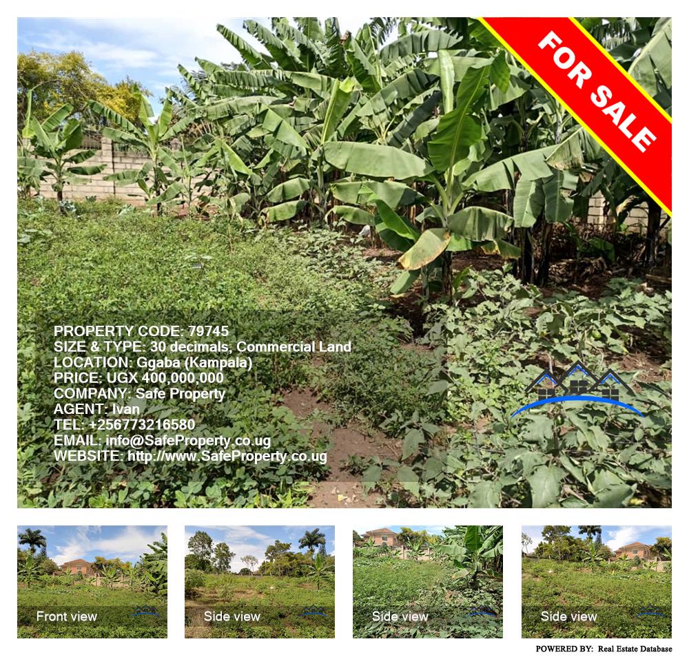 Commercial Land  for sale in Ggaba Kampala Uganda, code: 79745