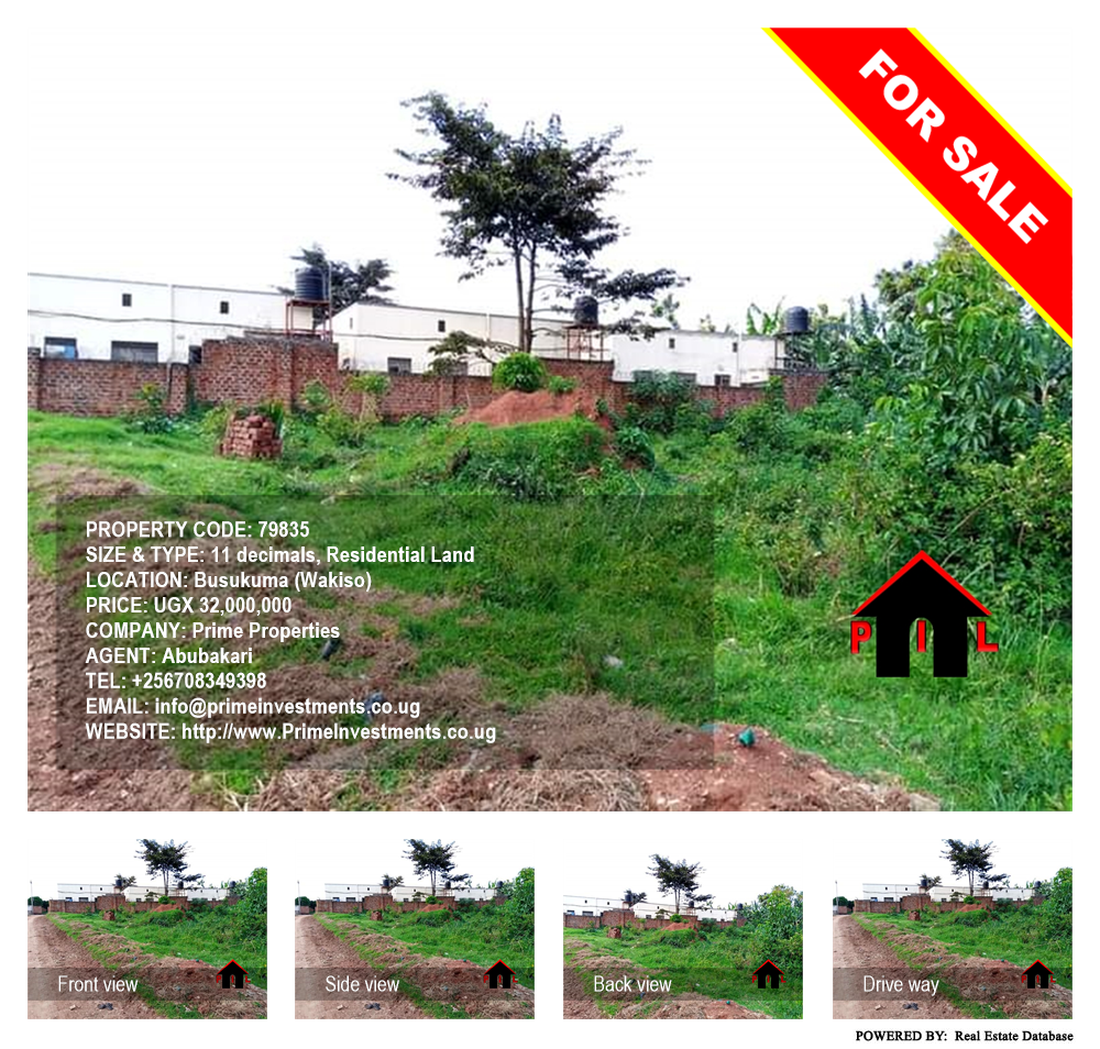 Residential Land  for sale in Busukuma Wakiso Uganda, code: 79835