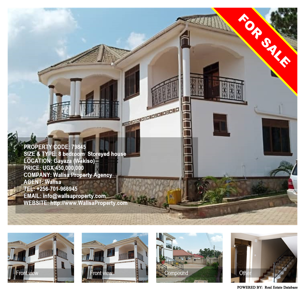 8 bedroom Storeyed house  for sale in Gayaza Wakiso Uganda, code: 79845