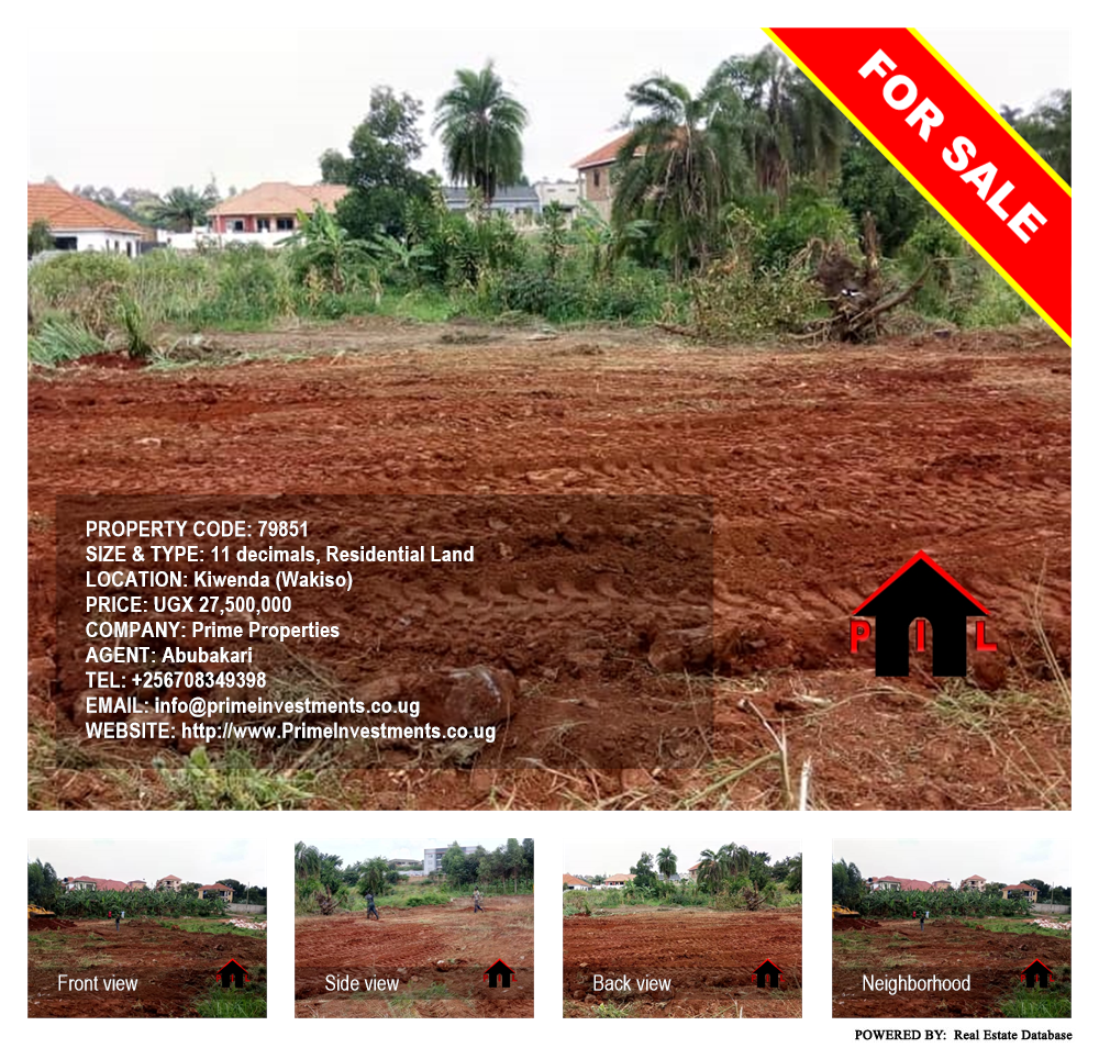 Residential Land  for sale in Kiwenda Wakiso Uganda, code: 79851