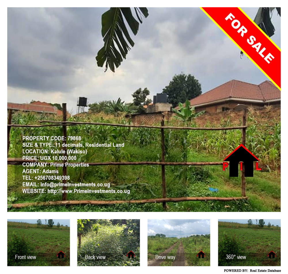 Residential Land  for sale in Kalule Wakiso Uganda, code: 79868