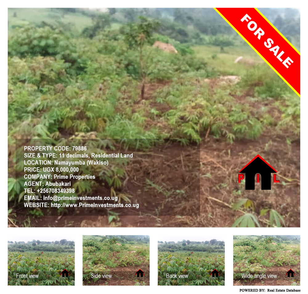 Residential Land  for sale in Namayumba Wakiso Uganda, code: 79886