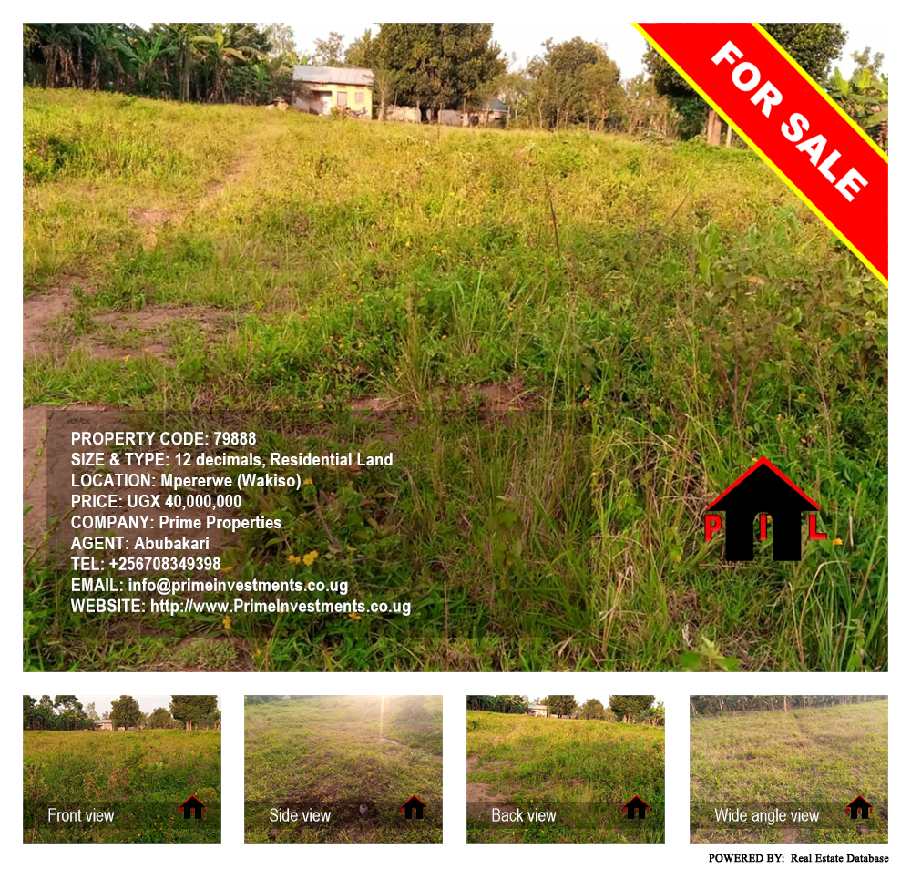 Residential Land  for sale in Mpererwe Wakiso Uganda, code: 79888