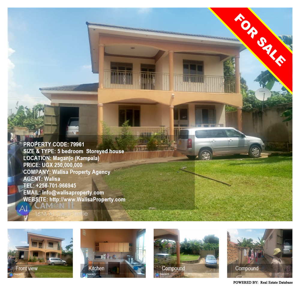 5 bedroom Storeyed house  for sale in Maganjo Kampala Uganda, code: 79961