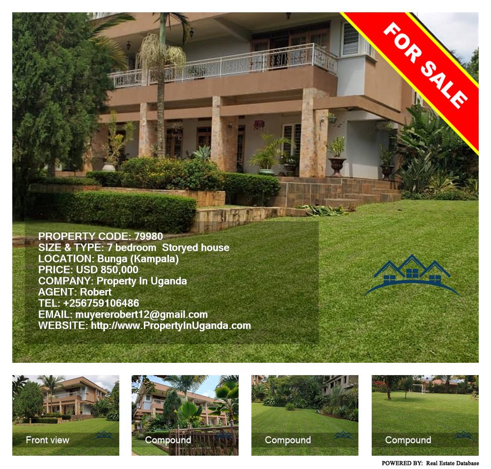 7 bedroom Storeyed house  for sale in Bbunga Kampala Uganda, code: 79980