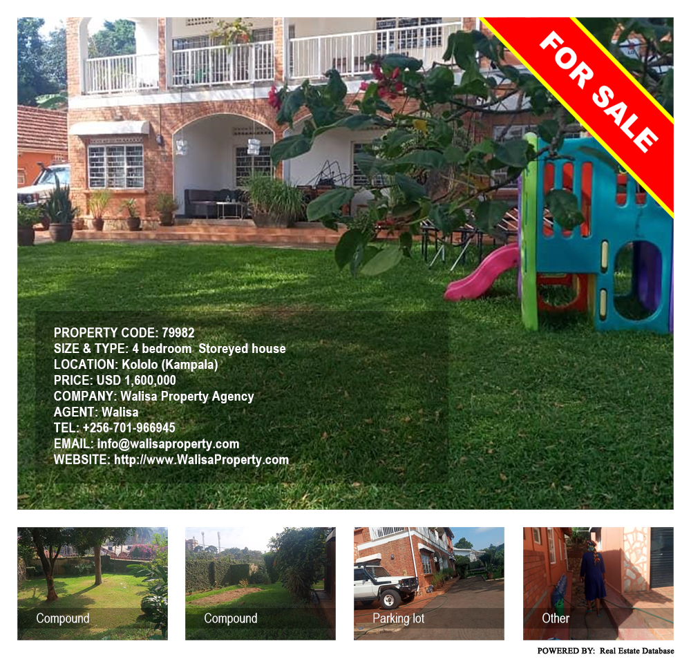 4 bedroom Storeyed house  for sale in Kololo Kampala Uganda, code: 79982