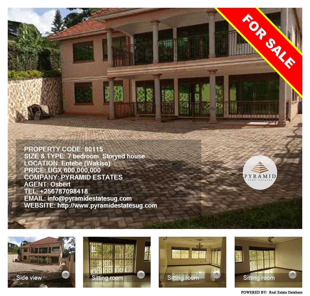 7 bedroom Storeyed house  for sale in Entebbe Wakiso Uganda, code: 80115