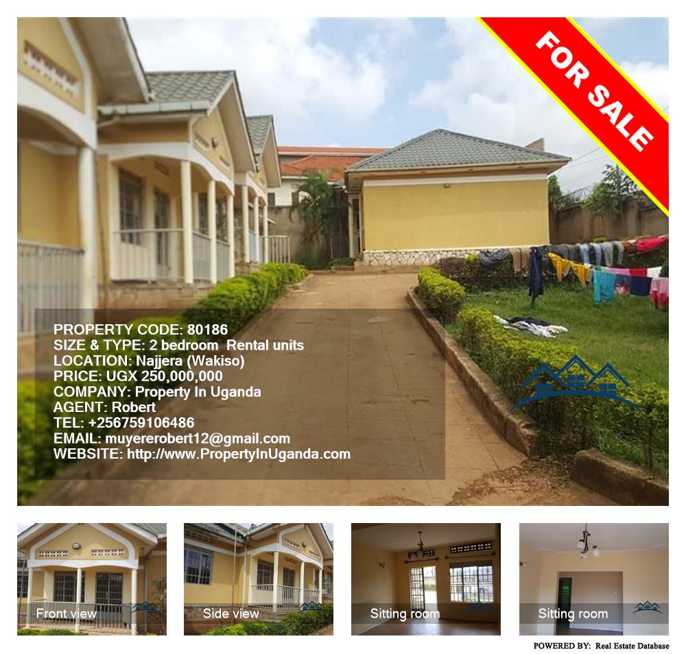 2 bedroom Rental units  for sale in Najjera Wakiso Uganda, code: 80186