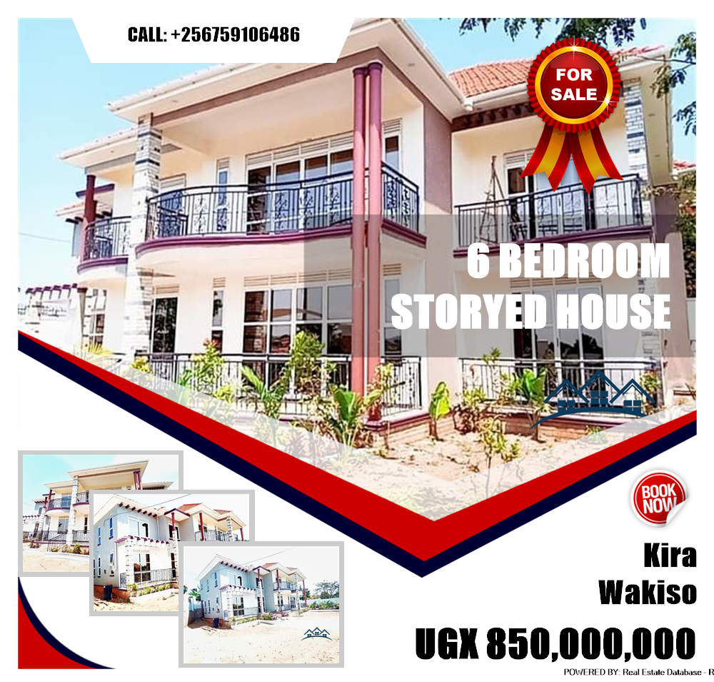 6 bedroom Storeyed house  for sale in Kira Wakiso Uganda, code: 80259