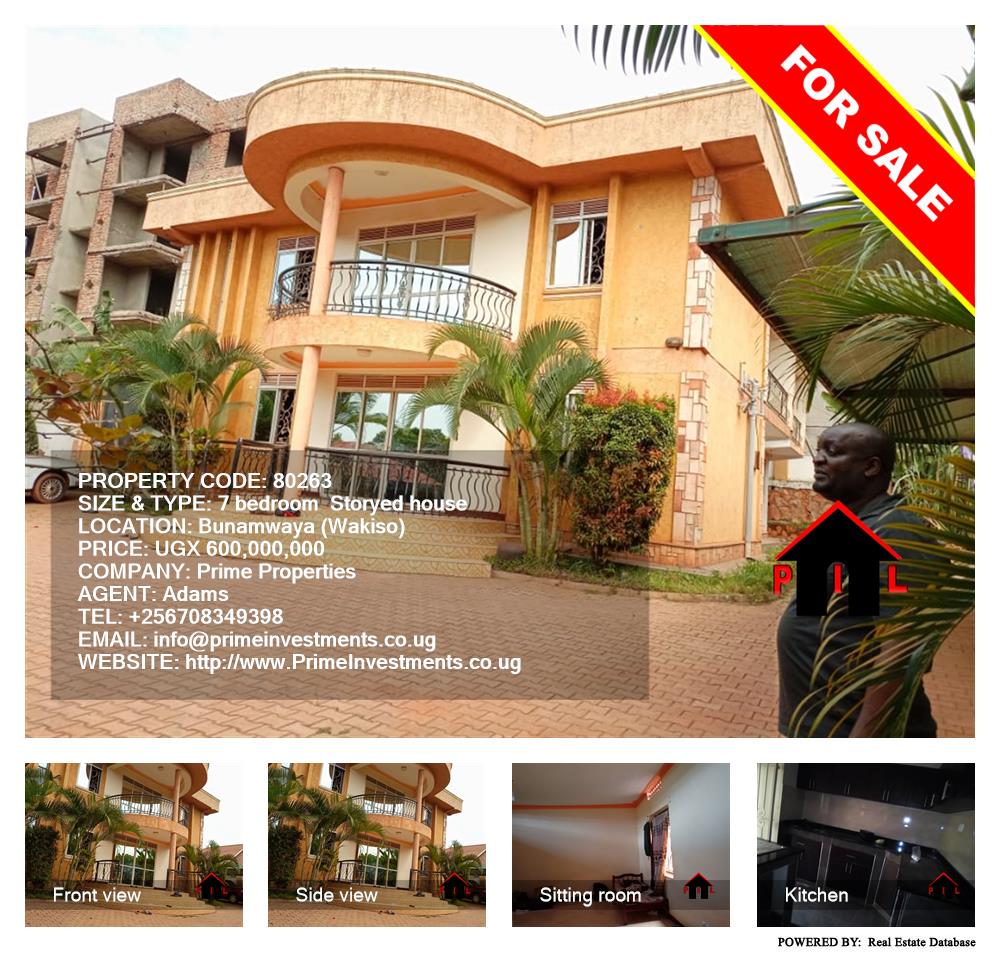 7 bedroom Storeyed house  for sale in Bunamwaaya Wakiso Uganda, code: 80263