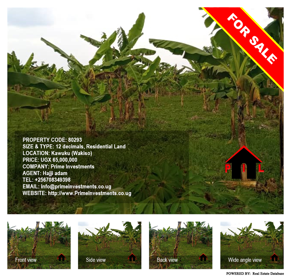 Residential Land  for sale in Kawuku Wakiso Uganda, code: 80293