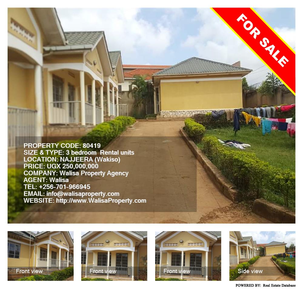 3 bedroom Rental units  for sale in Najjera Wakiso Uganda, code: 80419
