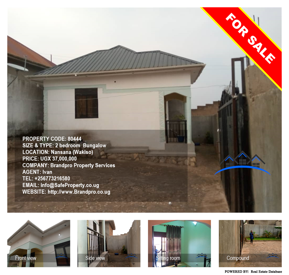 2 bedroom Bungalow  for sale in Nansana Wakiso Uganda, code: 80444