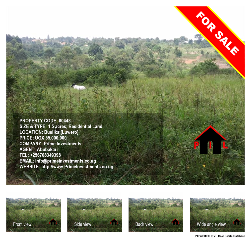 Residential Land  for sale in Busiika Luweero Uganda, code: 80448