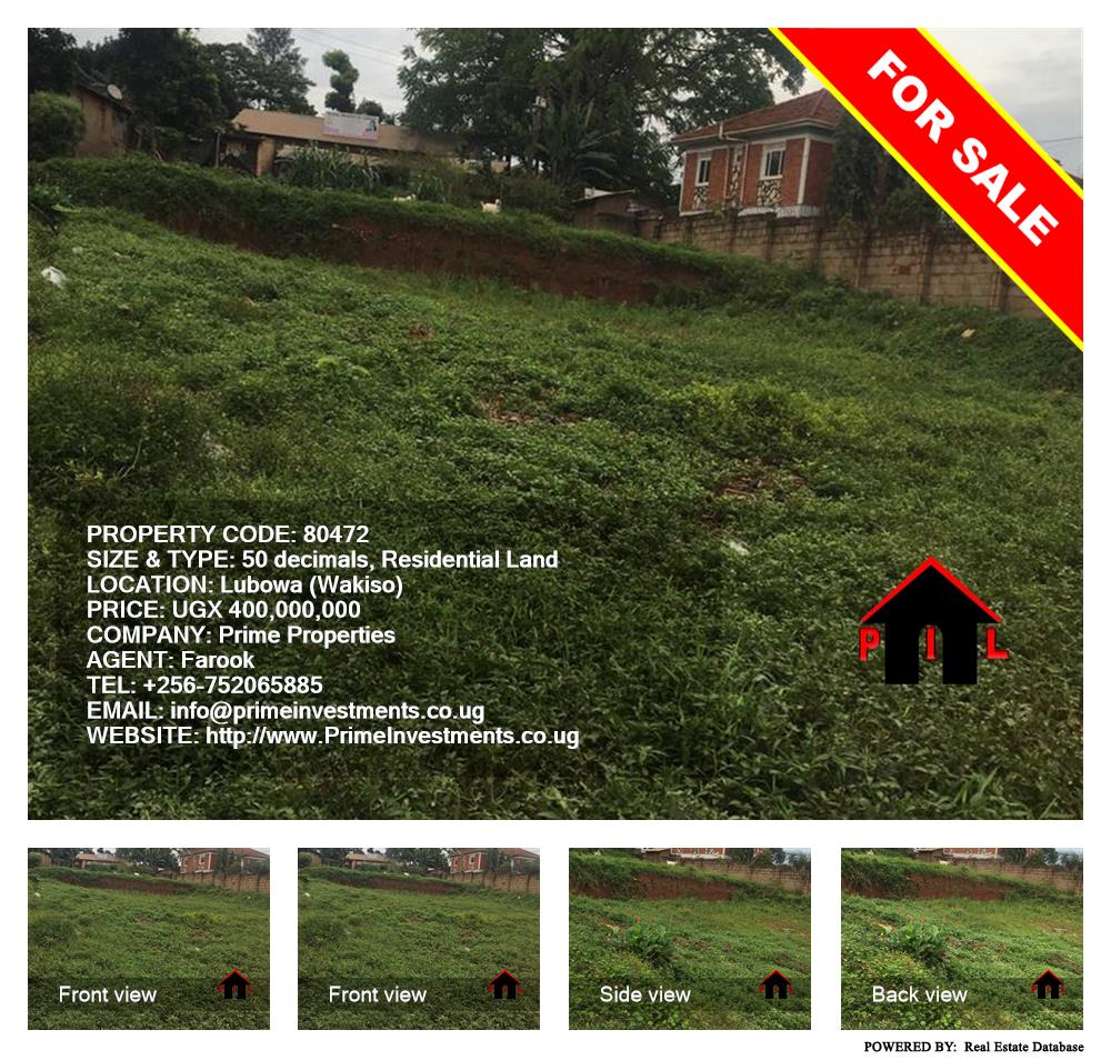 Residential Land  for sale in Lubowa Wakiso Uganda, code: 80472