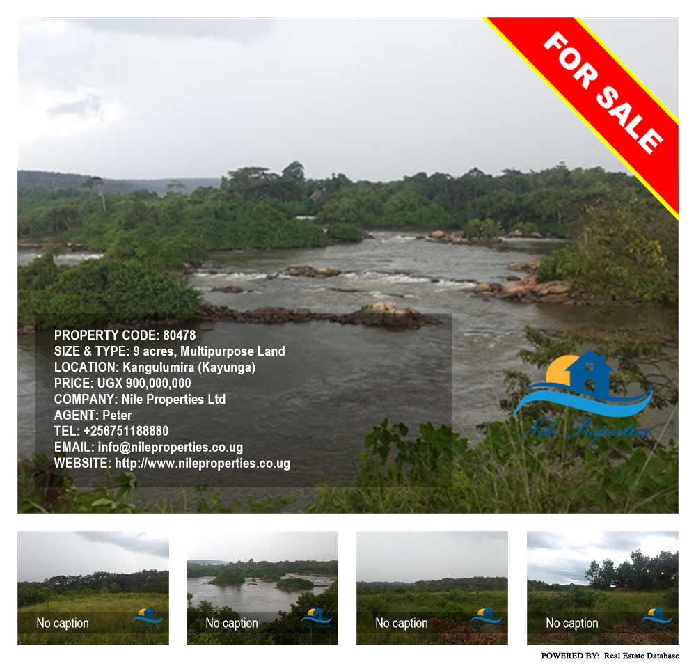 Multipurpose Land  for sale in Kangulumira Kayunga Uganda, code: 80478