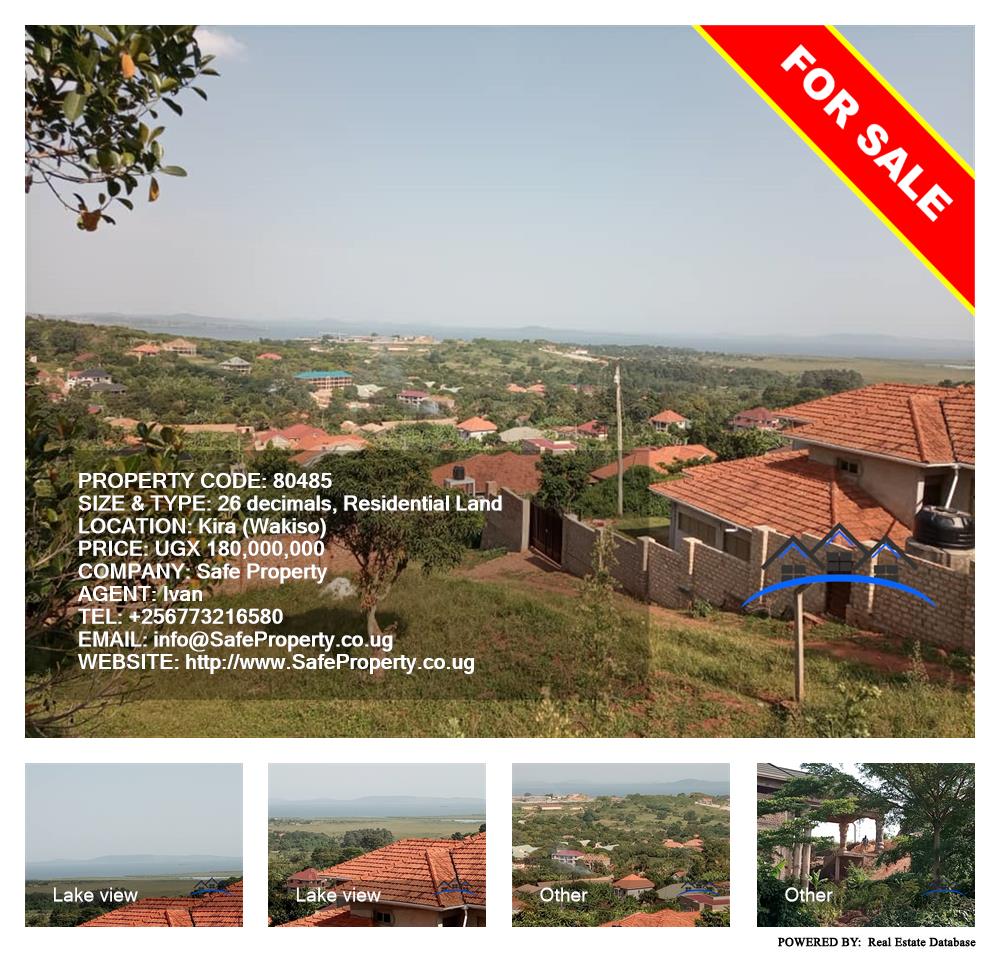 Residential Land  for sale in Kira Wakiso Uganda, code: 80485
