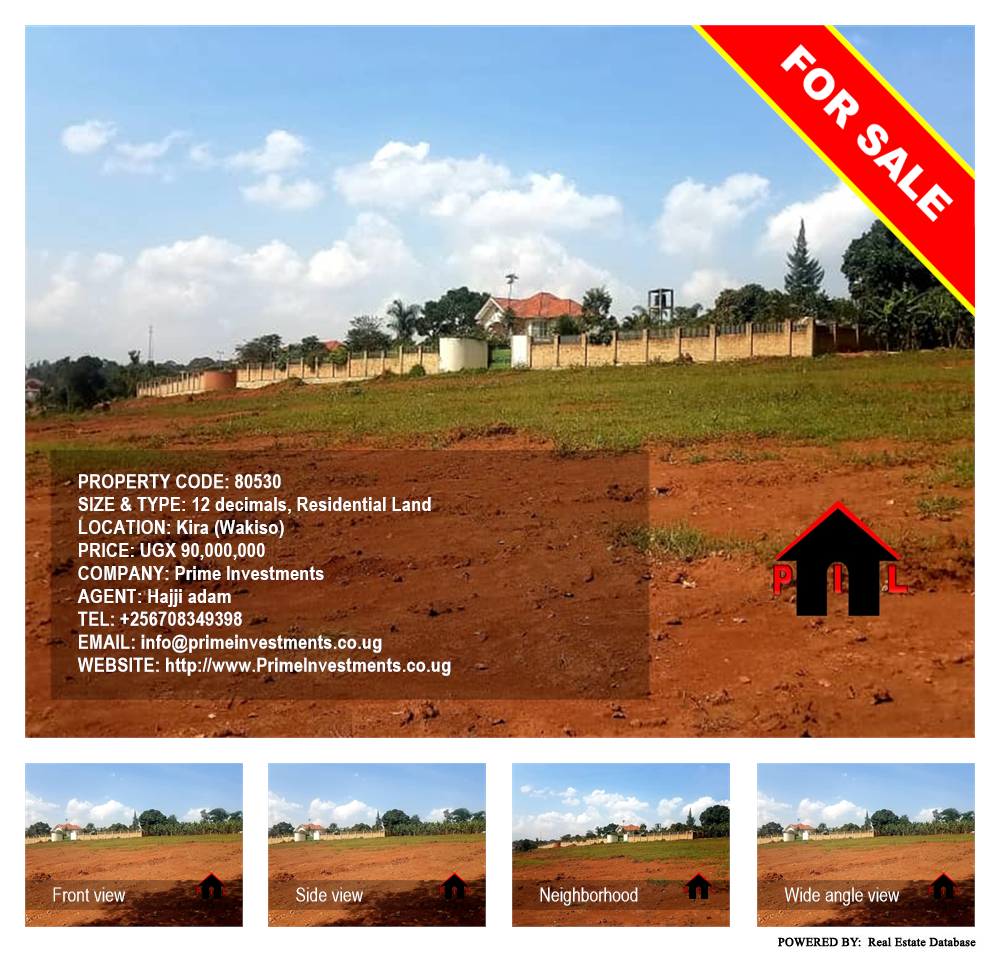 Residential Land  for sale in Kira Wakiso Uganda, code: 80530