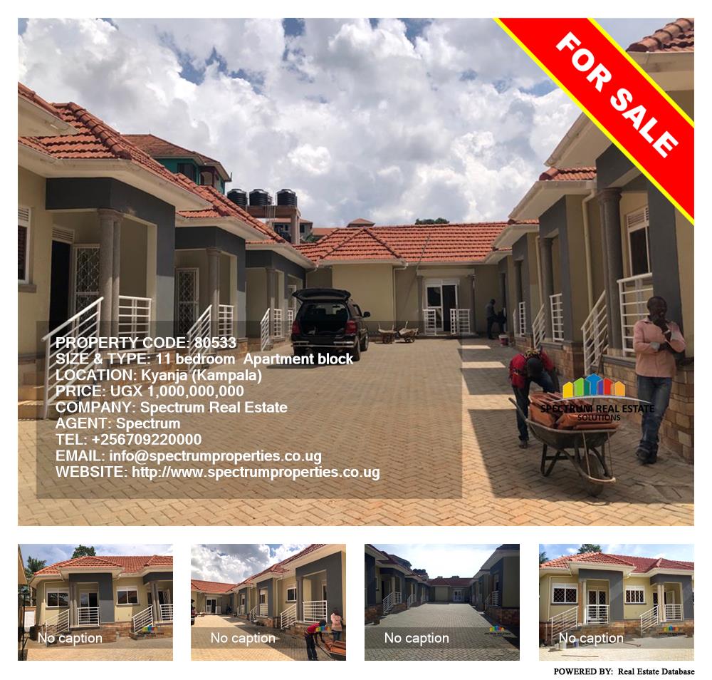 11 bedroom Apartment block  for sale in Kyanja Kampala Uganda, code: 80533