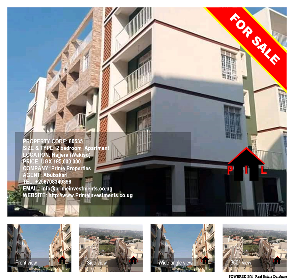 2 bedroom Apartment  for sale in Najjera Wakiso Uganda, code: 80535