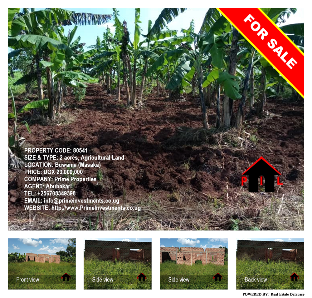 Agricultural Land  for sale in Buwama Masaka Uganda, code: 80541