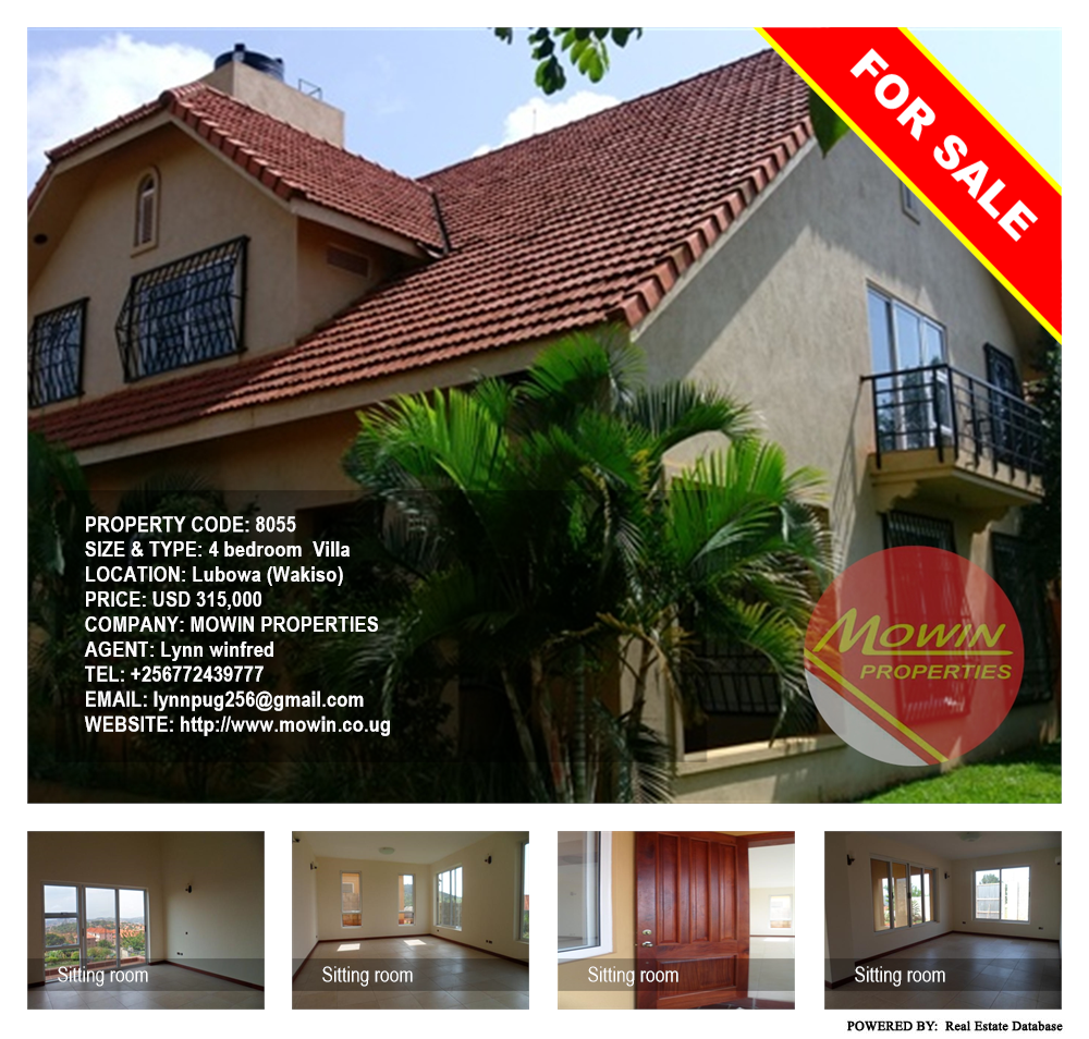 4 bedroom Villa  for sale in Lubowa Wakiso Uganda, code: 8055