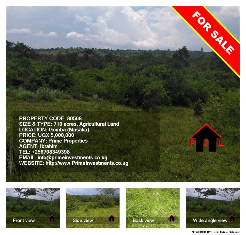 Agricultural Land  for sale in Gomba Masaka Uganda, code: 80568