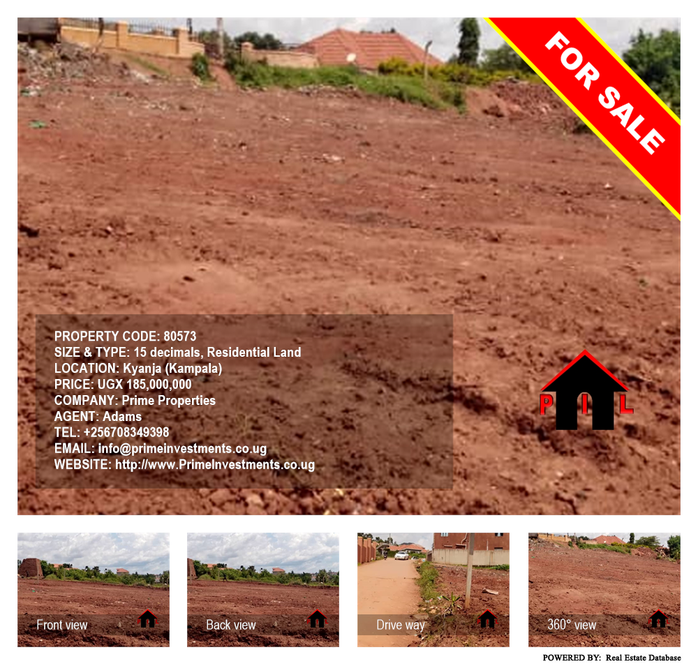 Residential Land  for sale in Kyanja Kampala Uganda, code: 80573