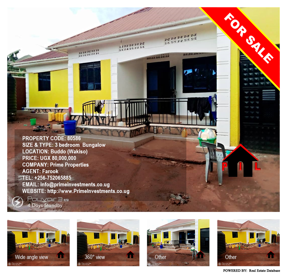 3 bedroom Bungalow  for sale in Buddo Wakiso Uganda, code: 80586