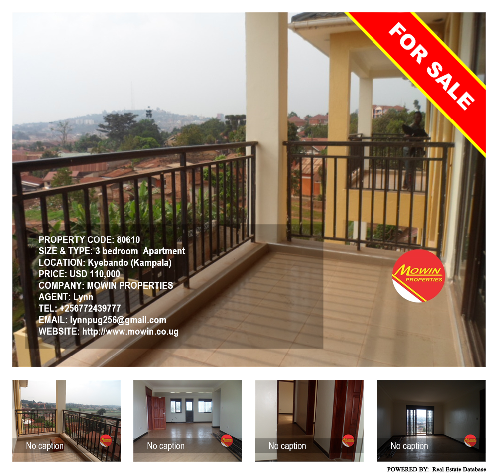 3 bedroom Apartment  for sale in Kyebando Kampala Uganda, code: 80610