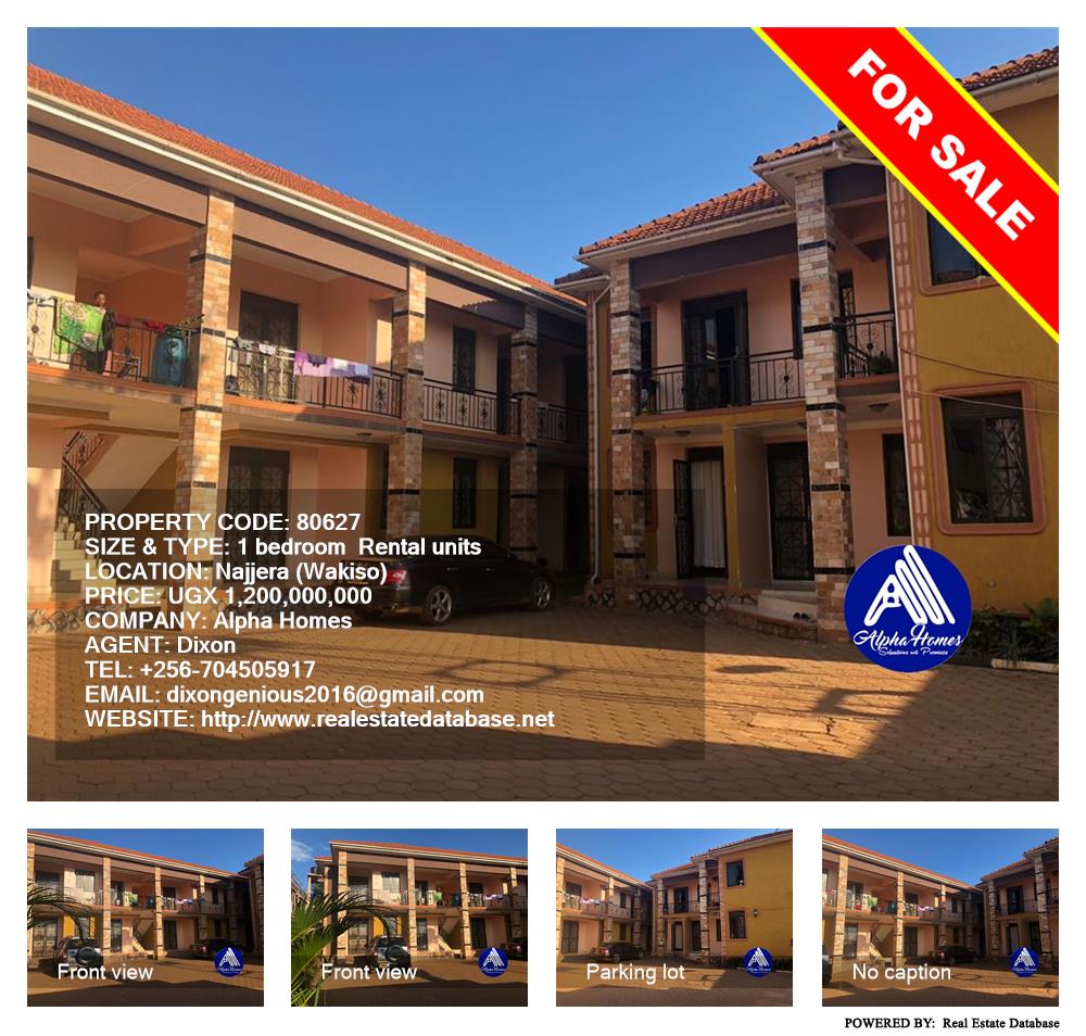 1 bedroom Rental units  for sale in Najjera Wakiso Uganda, code: 80627